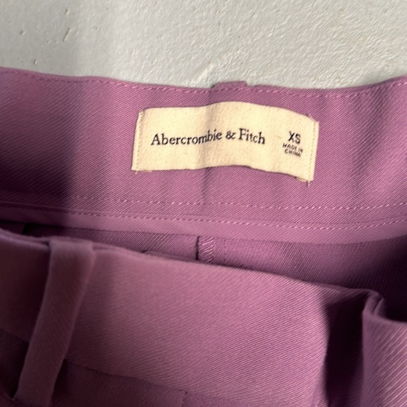 Abercrombie and Fitch Lavender Wide Leg Pants - Picture 2 of 4